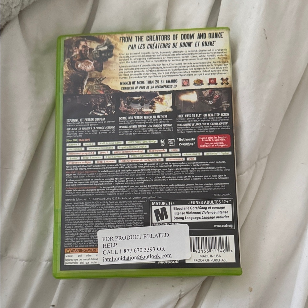 Xbox 360 Rage Anarchy Edition - Green - Picture 2 of 4
